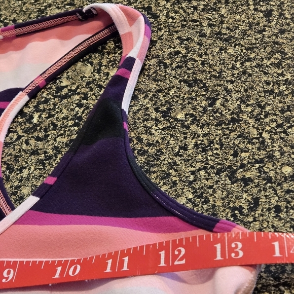 RARE Lululemon Cool Racerback Tank Striped Rib Paris Pink (2012 Release) size XS - Picture 8 of 9